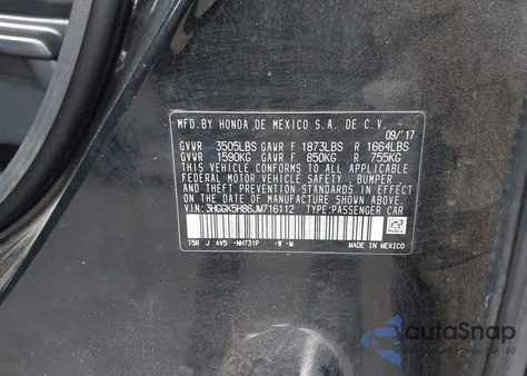 2018 Honda Fit Ex from USA, damaged, VIN 3HGGK5H86JM716112
